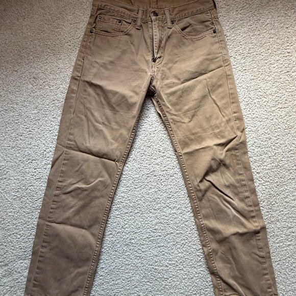 LEVI'S 505 White Tag Camel Jeans Size 29/30 - Picture 2 of 5